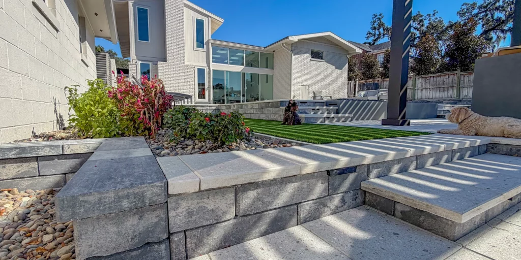 pet turf installation from Jax Outdoor Solutions