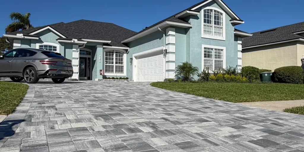 Paver installed by Jax Outdoor Solutions