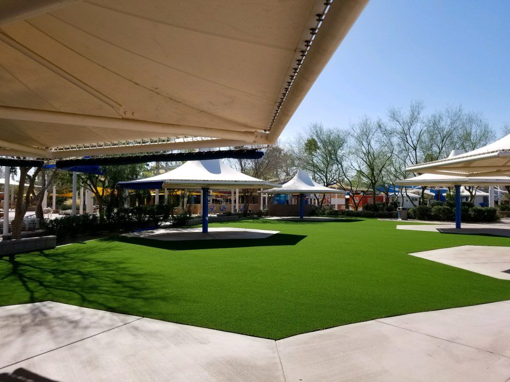 Commercial artificial grass lawn from Jax Outdoor Solutions