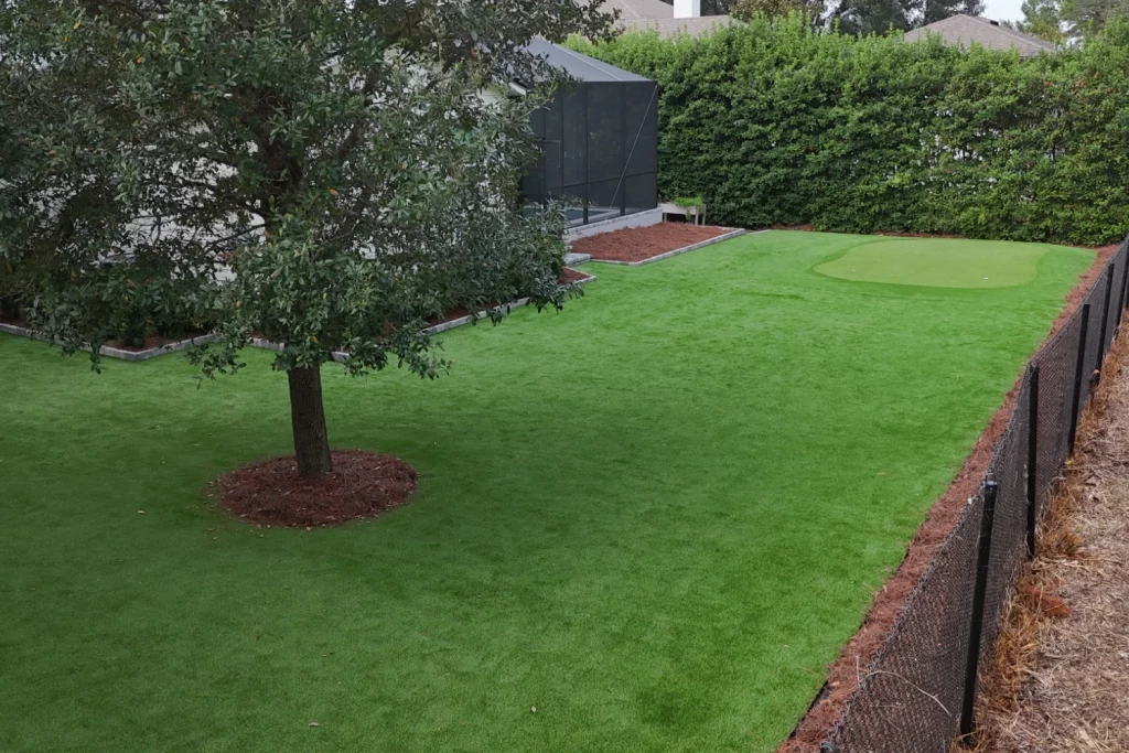backyard putting green 