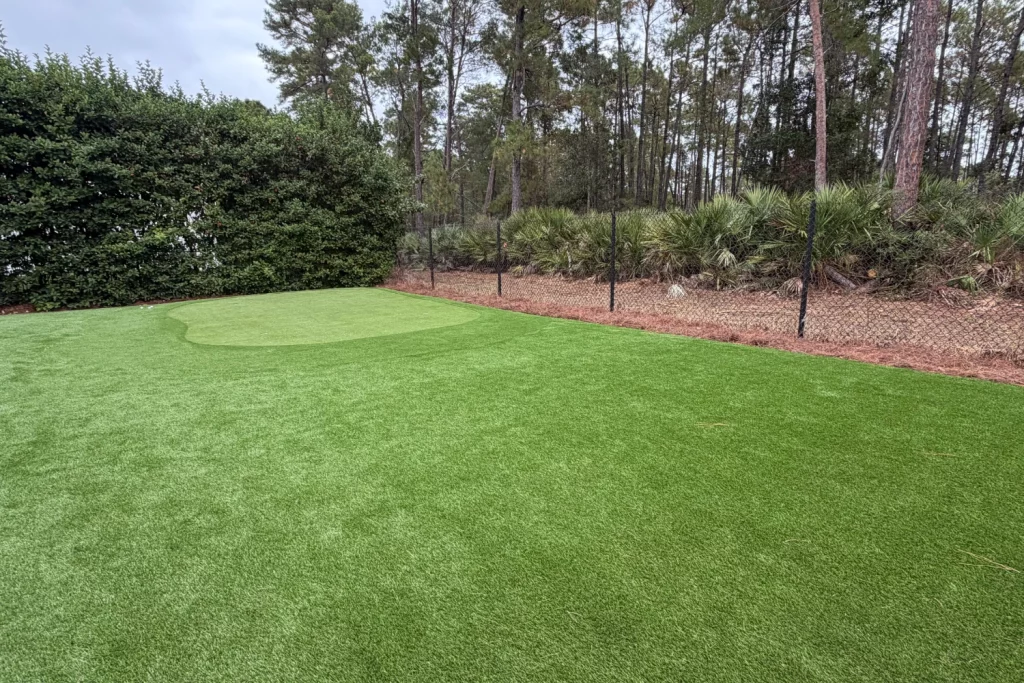backyard putting green