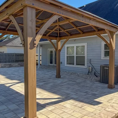 Pergola installation from Jax Outdoor