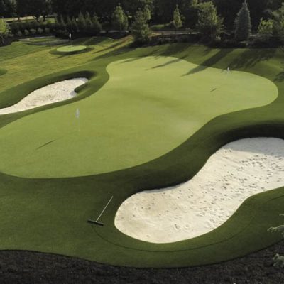 Golf Complex with Sand Bunkers Golf Complex with Sand Bunkers