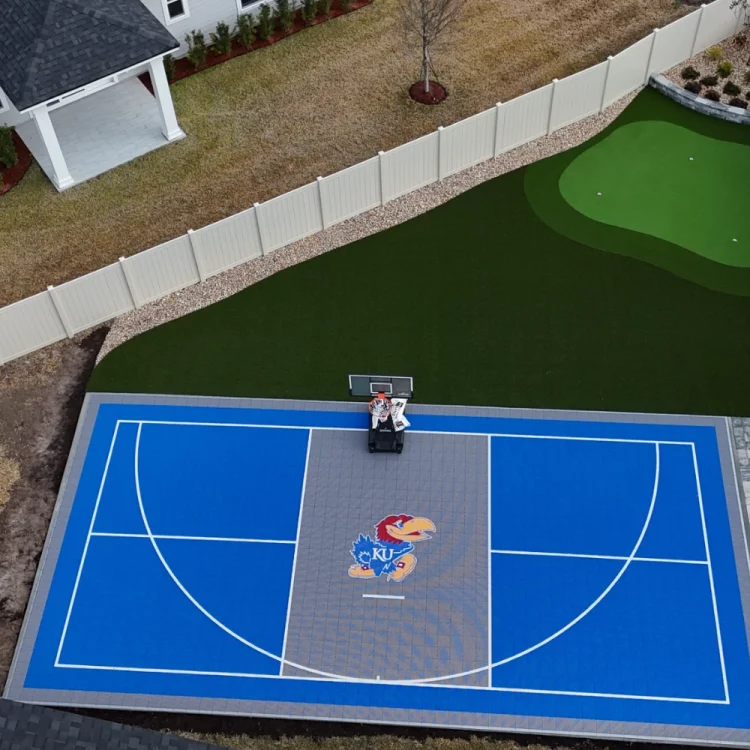 Sport turf drone shot installation from Jax Outdoor