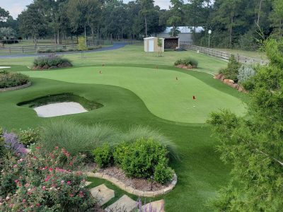 Artificial Turf Backyard Putting Green