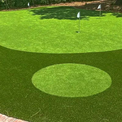 Turf putting green installed by Jax Outdoor Solutions
