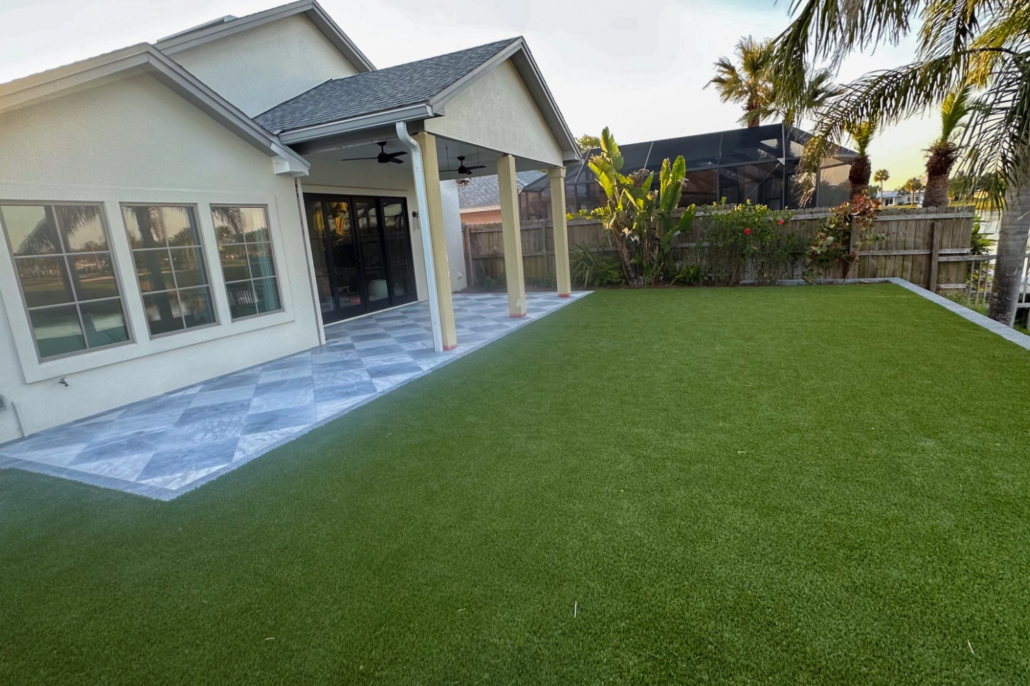 Family-Friendly Backyard Design in Atlantic Beach, Florida