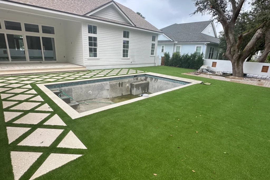 backyard pool construction