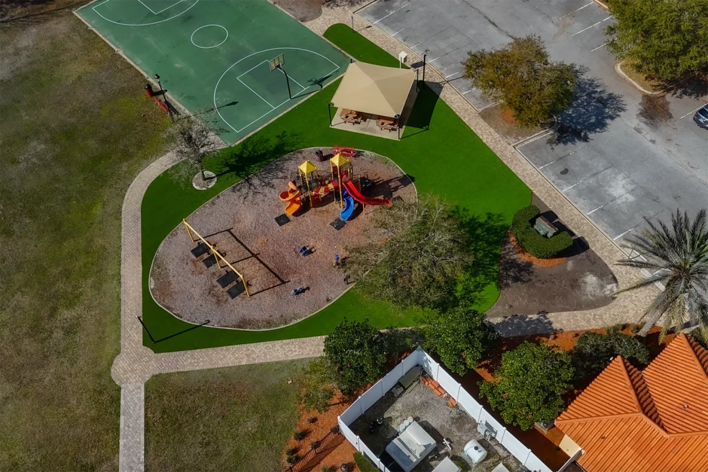 H O A Amenity space installation from Jax Outdoor Solutions