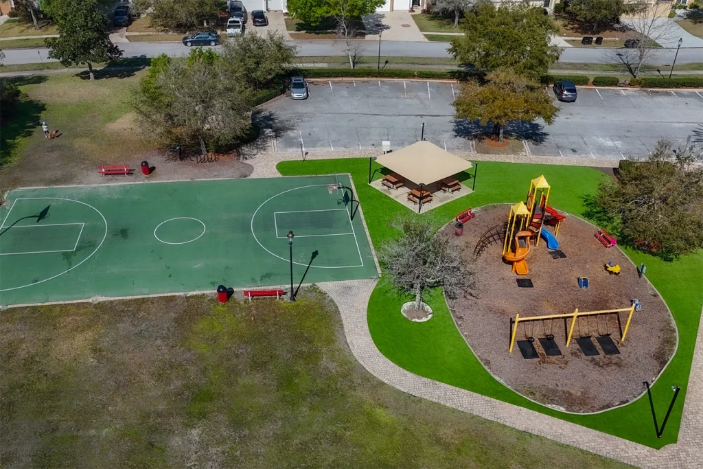 H O A Amenity space installation from Jax Outdoor Solutions