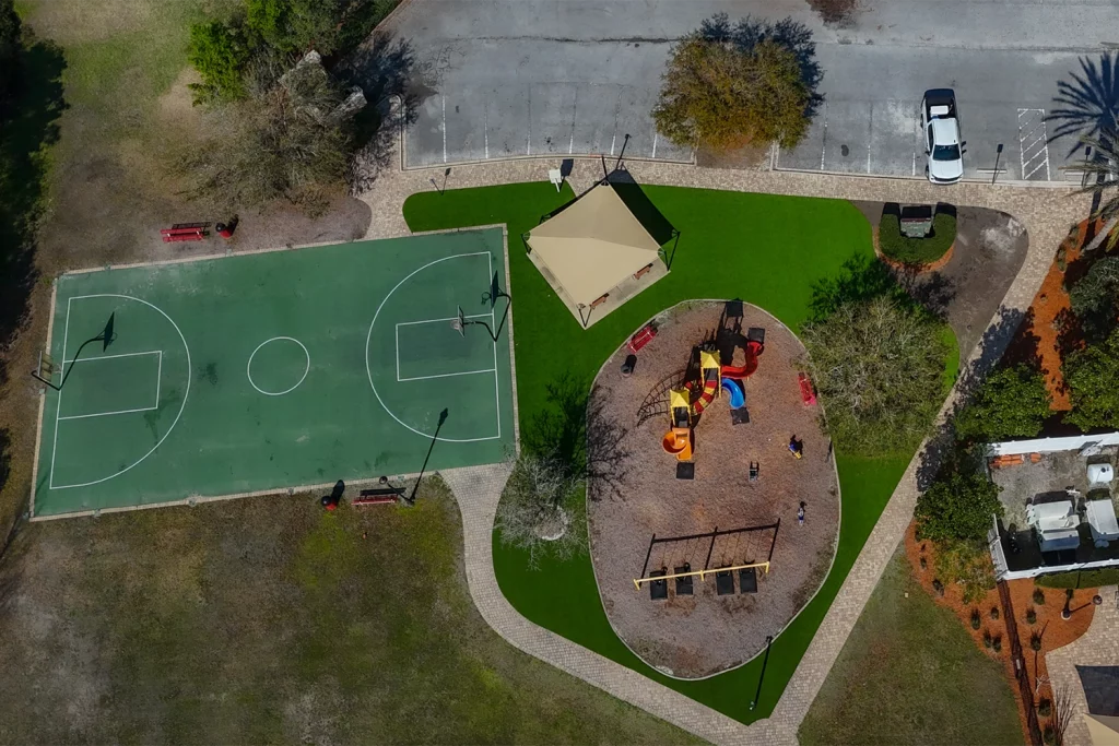 H O A Amenity space installation from Jax Outdoor Solutions