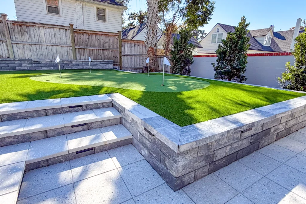 backyard putting green