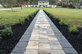 Paver installed by Jax Outdoor Solutions