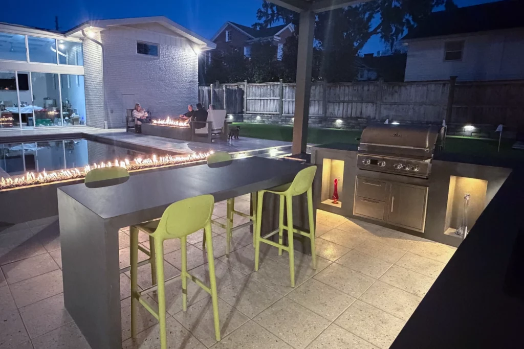 backyard kitchen island