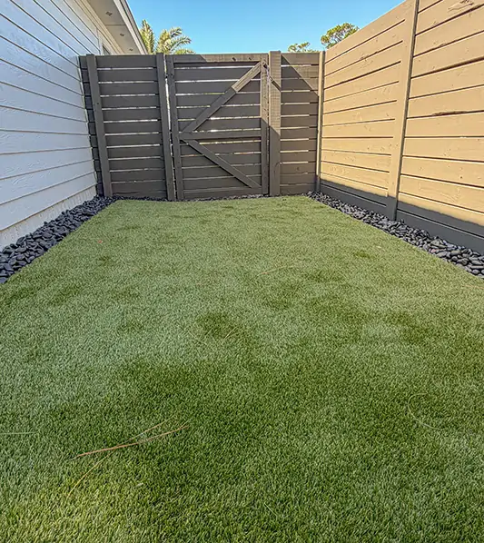 artificial grass walkway