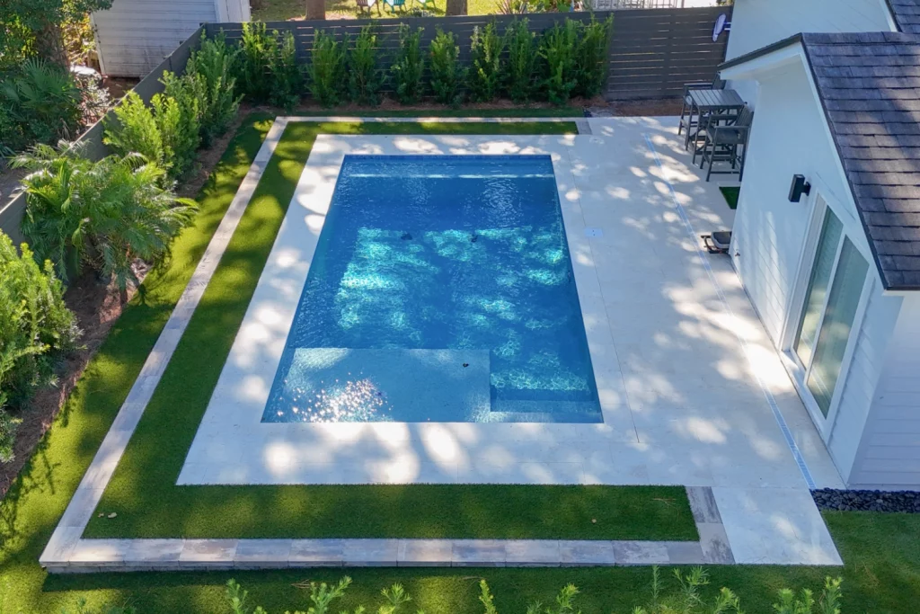artificial grass pool surround