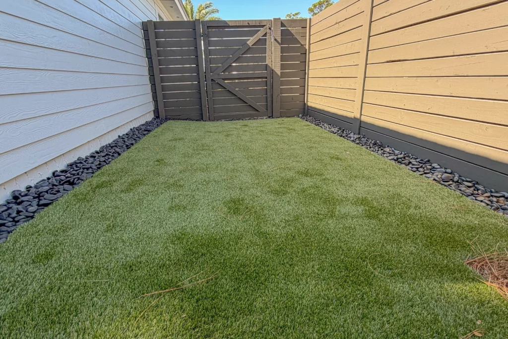 artificial grass walkway